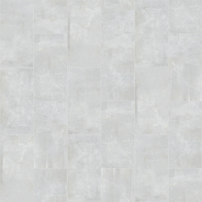 Close-up view of white and gray rectangular tiles with a textured surface.